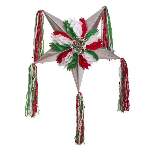 Piñata plegable tricolor
