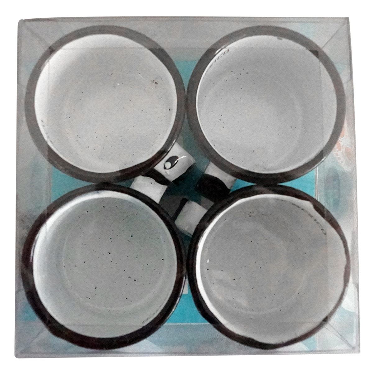 Set de 4 mini pocillos calavera By México