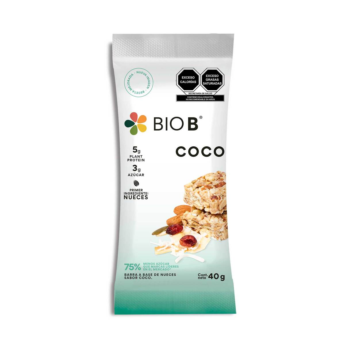 Barra de Proteína de Coco Bio B