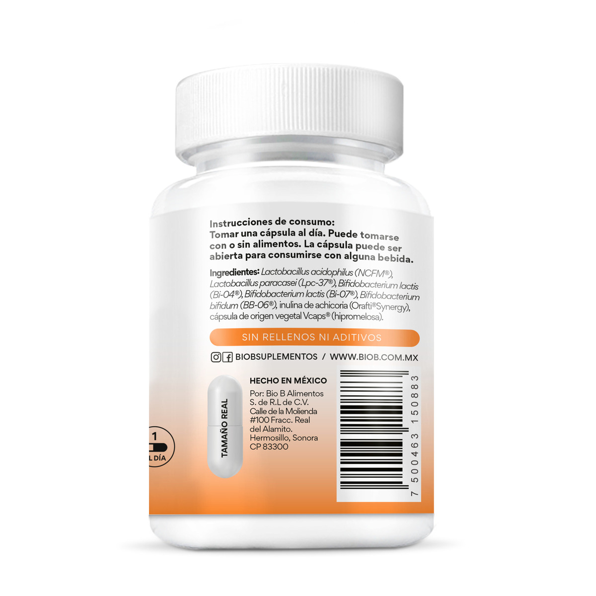 Probióticos 25 Billones 30 Cápsulas