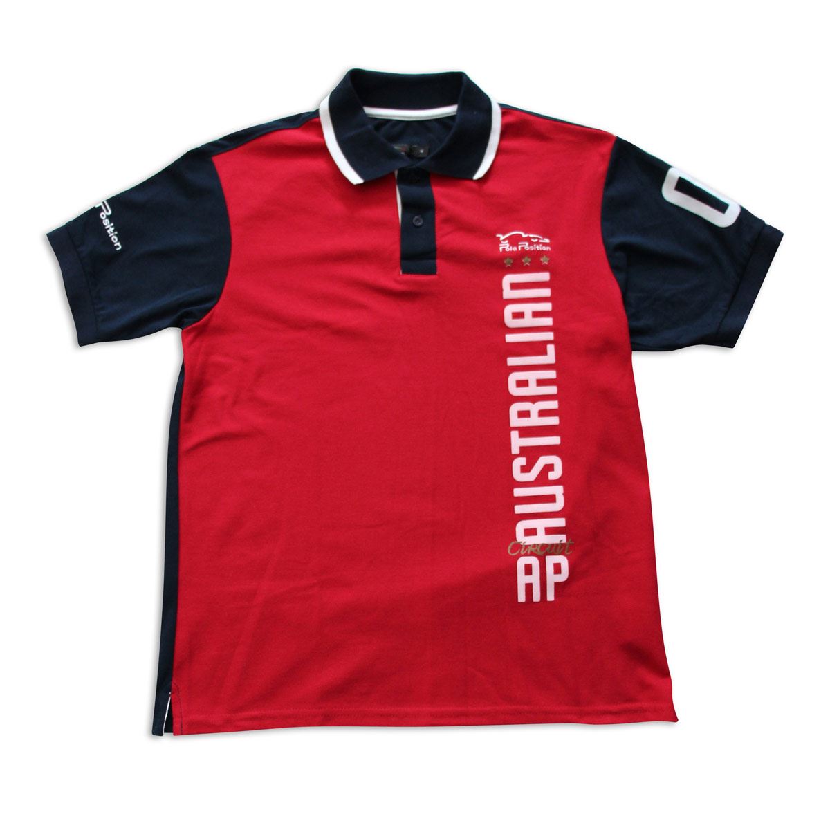 Playera Polo Melbourne mediana rojo