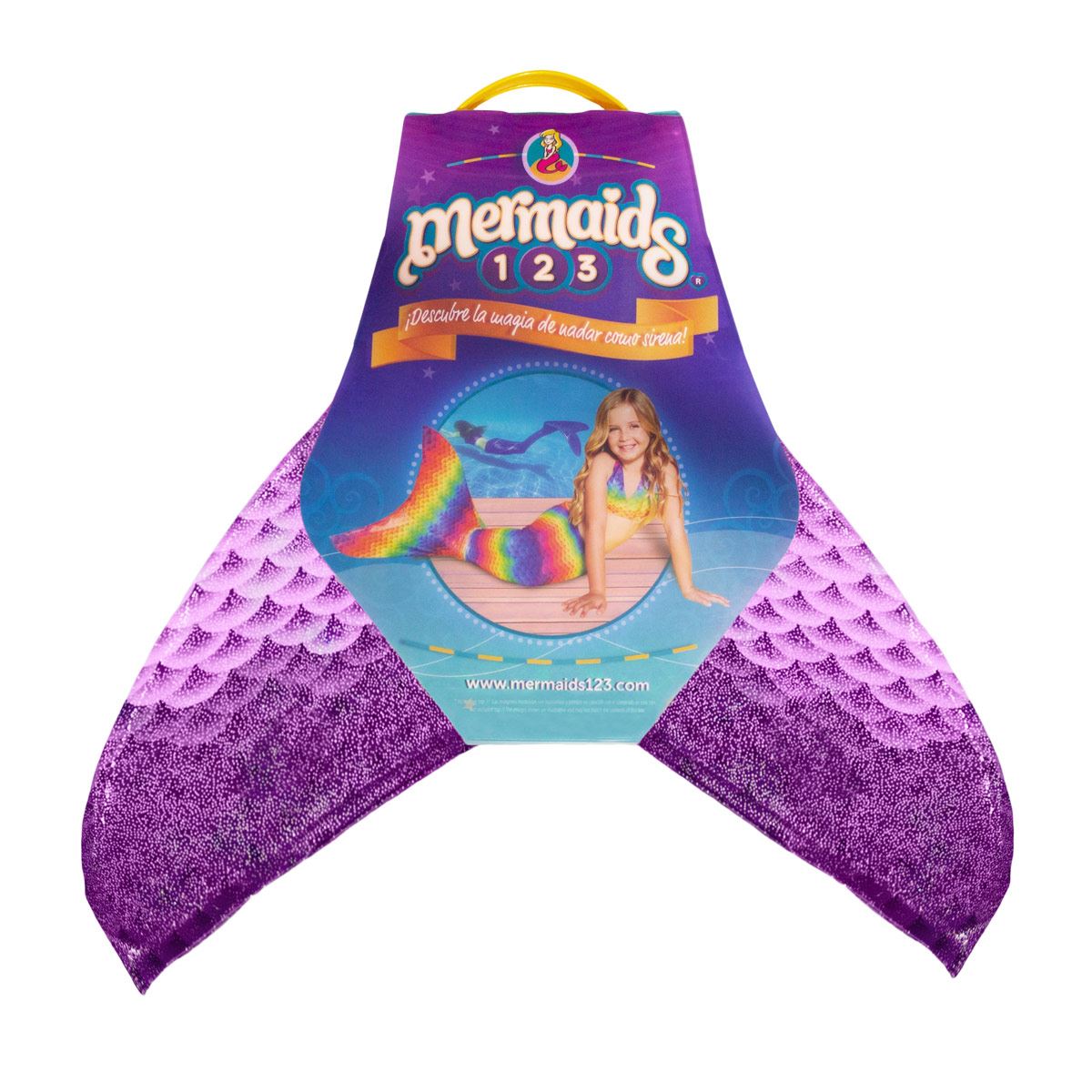 Kit Cola de Sirena Funny Purple Talla 8