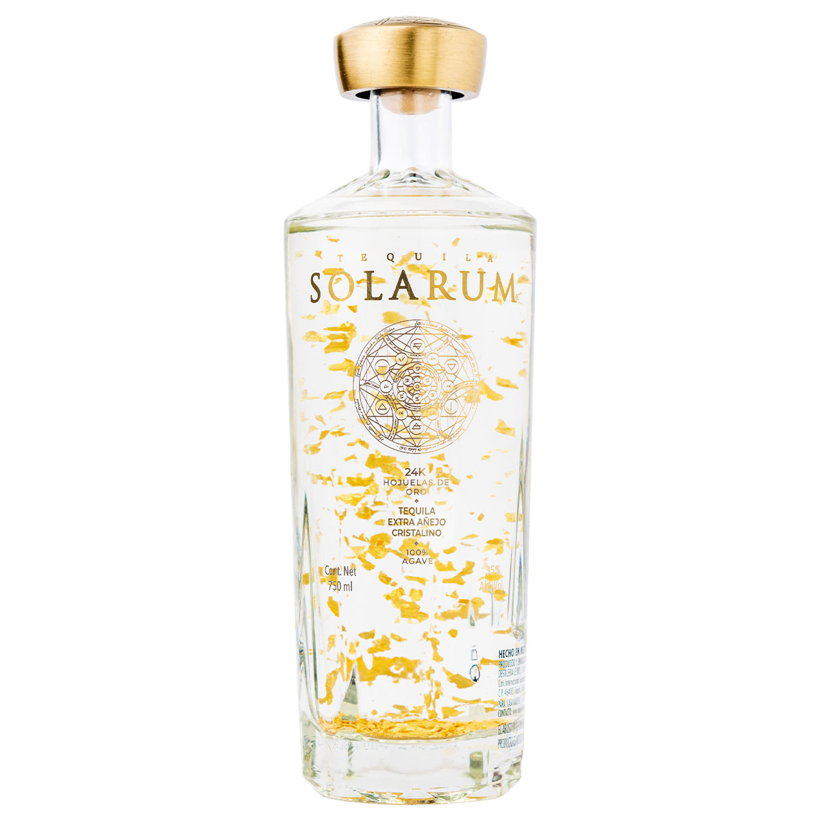 Tequila Extra Añejo Cristalino 24k Solarum