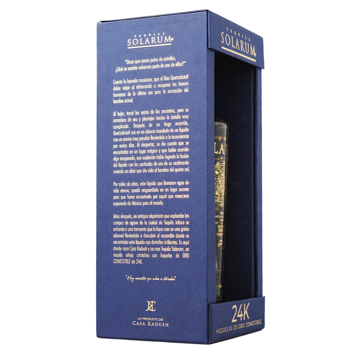 Tequila Extra Añejo Cristalino 24k Solarum