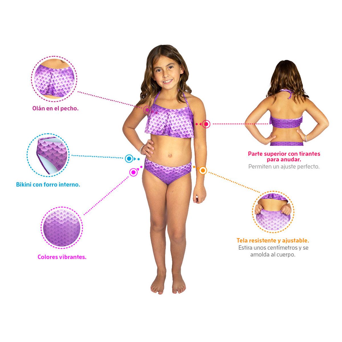 Bikini Funny Purple Talla 6