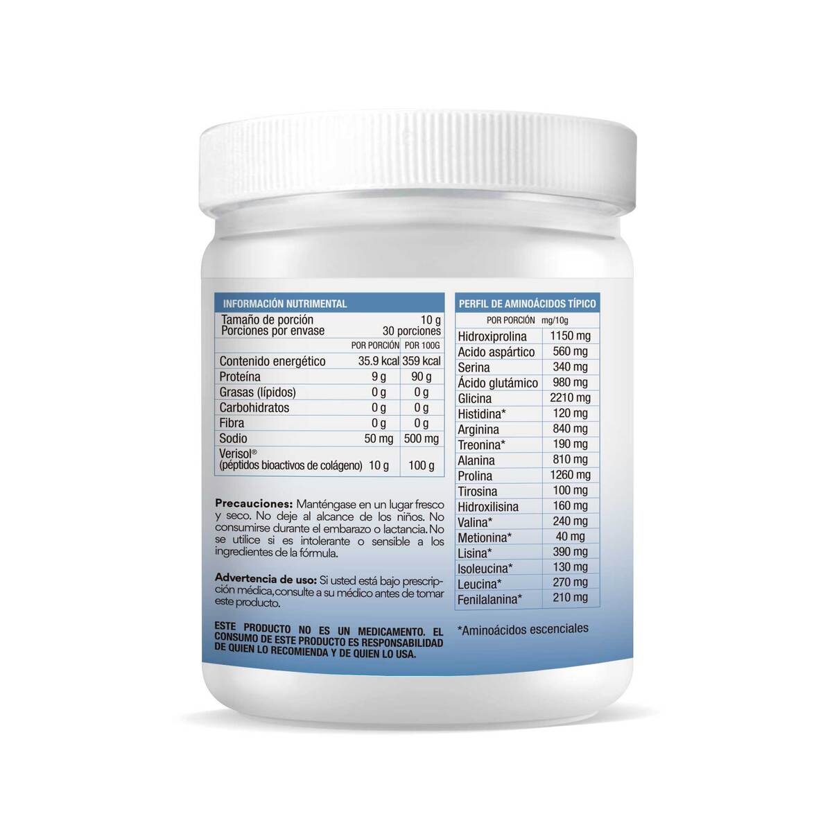 Colágeno Hidrolizado en Polvo 300 g
