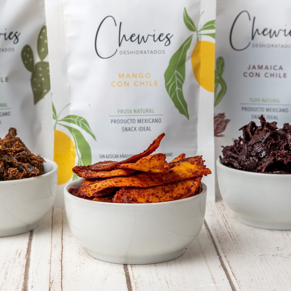 Chewies de Mango deshidratado con chile 70g
