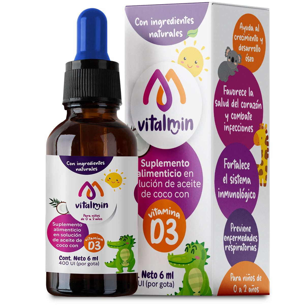 VITALMIN GOTAS 6ML SUPL ALIM NINOS