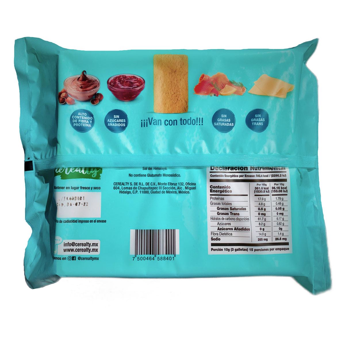 Galleta de Arroz Con Sal del Himalaya 150 g