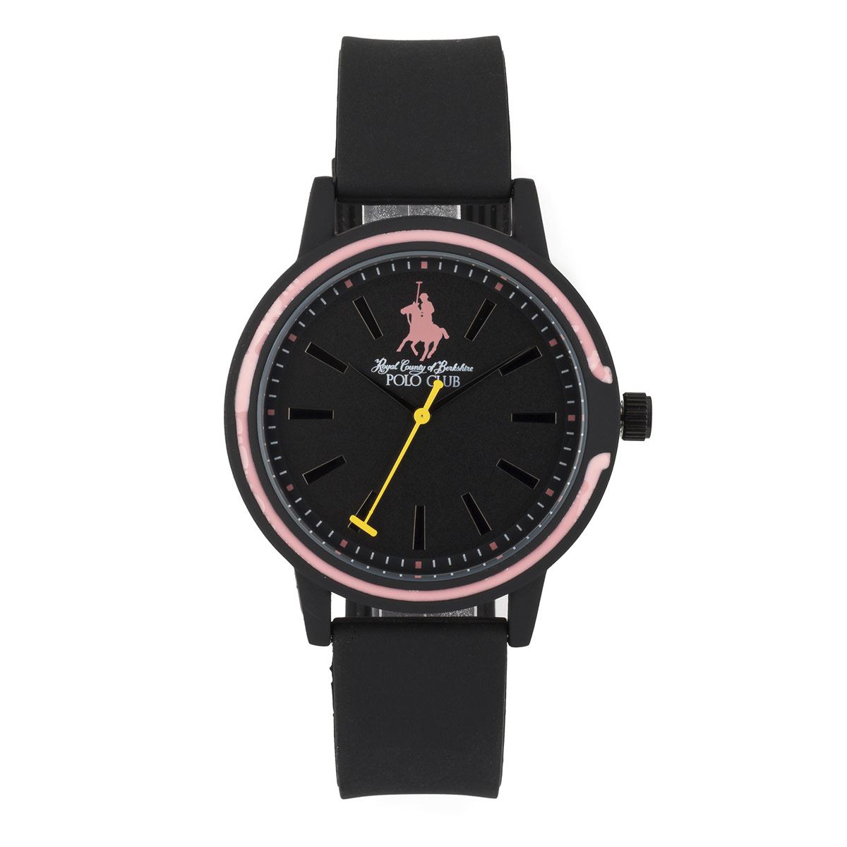 Reloj Polo Club Negro Para Dama