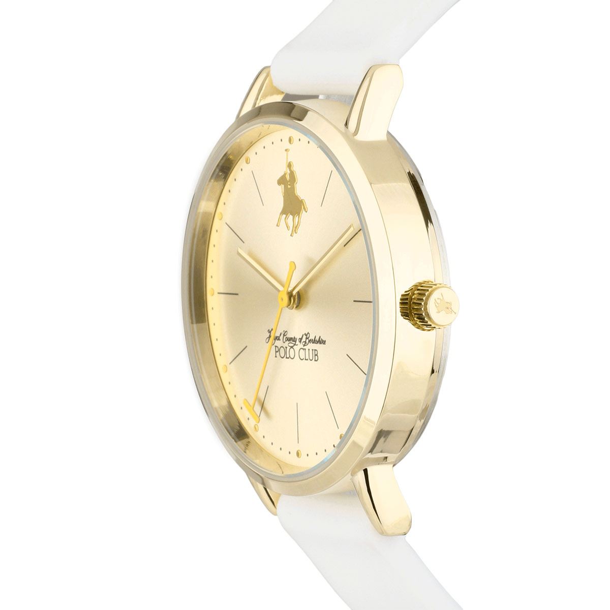 Reloj Polo Club APCD08BLGL Dama Blanco