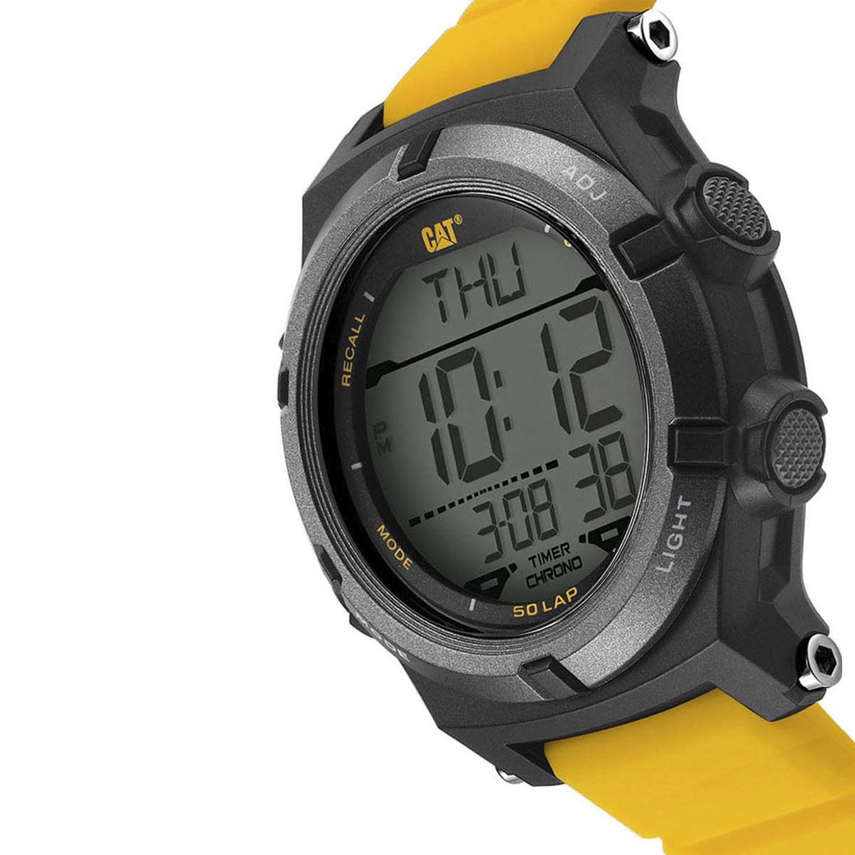 Set Reloj Digital CAT OB14727241BN Caballero Amarillo