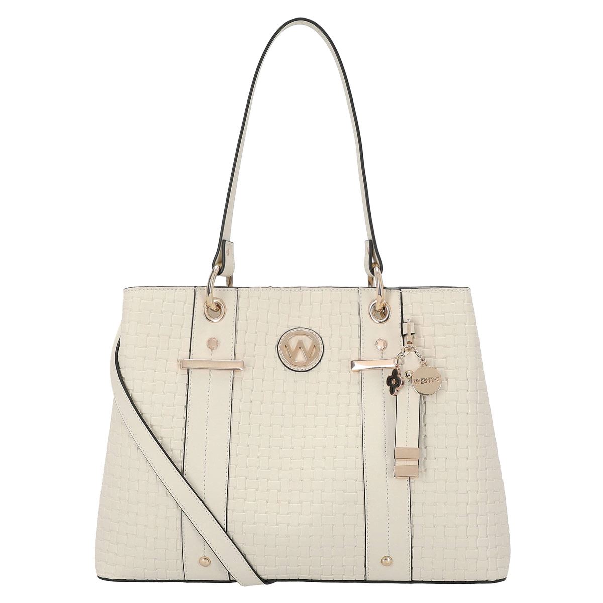 Bolsa tote Westies color Marfil Modelo HBAQUARIA2WE
