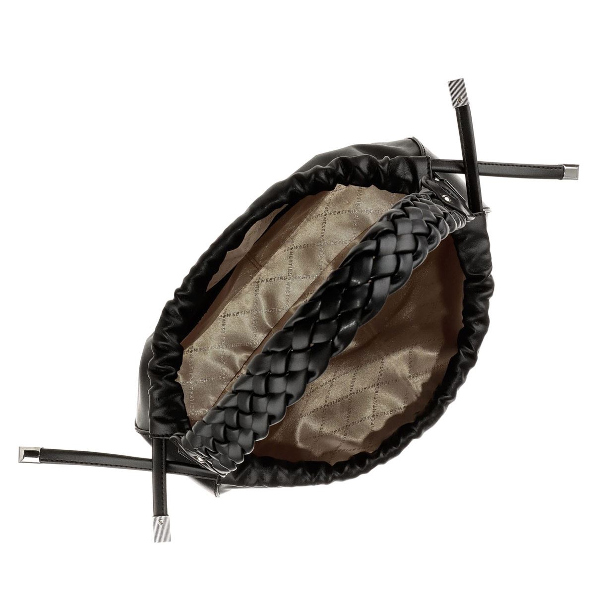 Bolsa satchel Westies color Negro Modelo HBMASCAGNI2WE