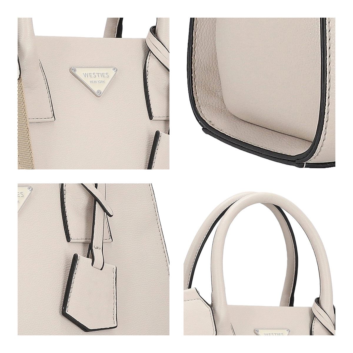 Bolsa satchel color Gris para mujer Westies