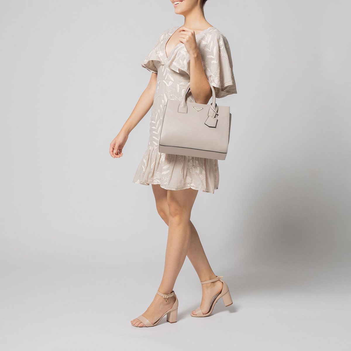 Bolsa satchel color Gris para mujer Westies