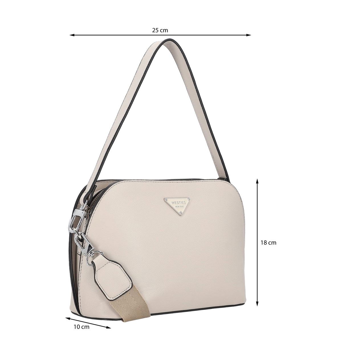 Bolsa cross body color Gris para mujer Westies