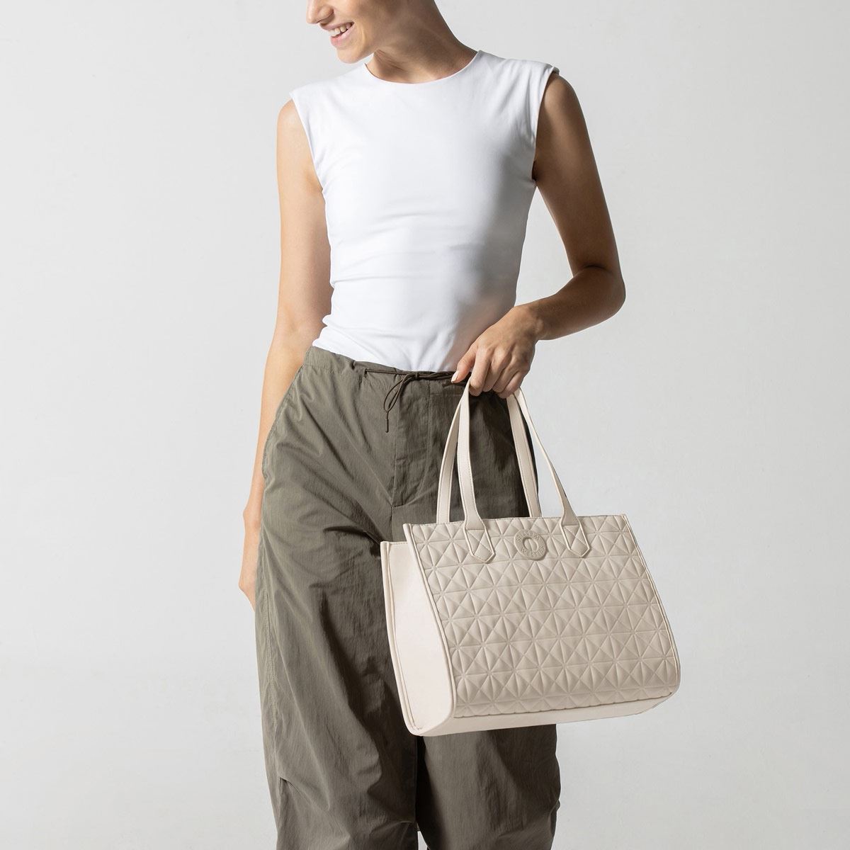 Bolso Tote Marfil para Mujer Westies