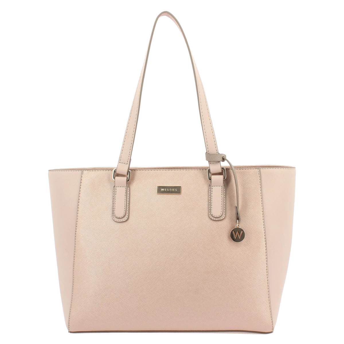 Bolso Calvin Klein Penny Con Triple Compartimento Color Diseño De La