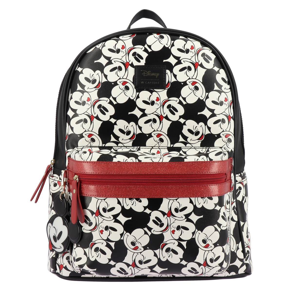 Mochila Negra Mickey Mouse W Capsule