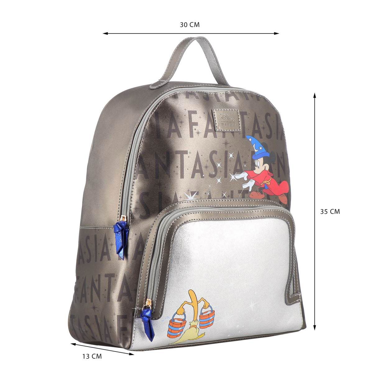 Mochila Mickey Fantasia Gris W Capsule