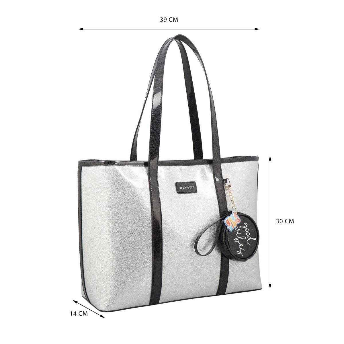 Bolsa Tote Plateado Hbkirkwood18 W Capsule
