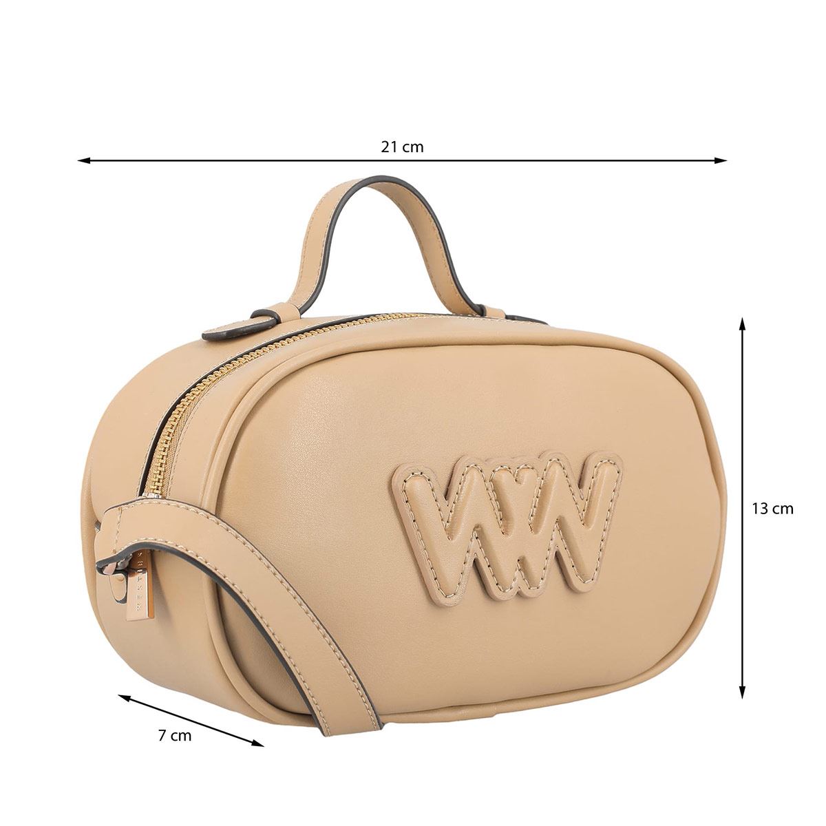 Bolsa Westies cross body color Camel para Mujer