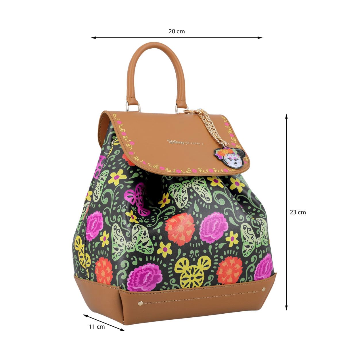 Backpack W Capsule color beige/multicolor Modelo HBVIOLET3CW
