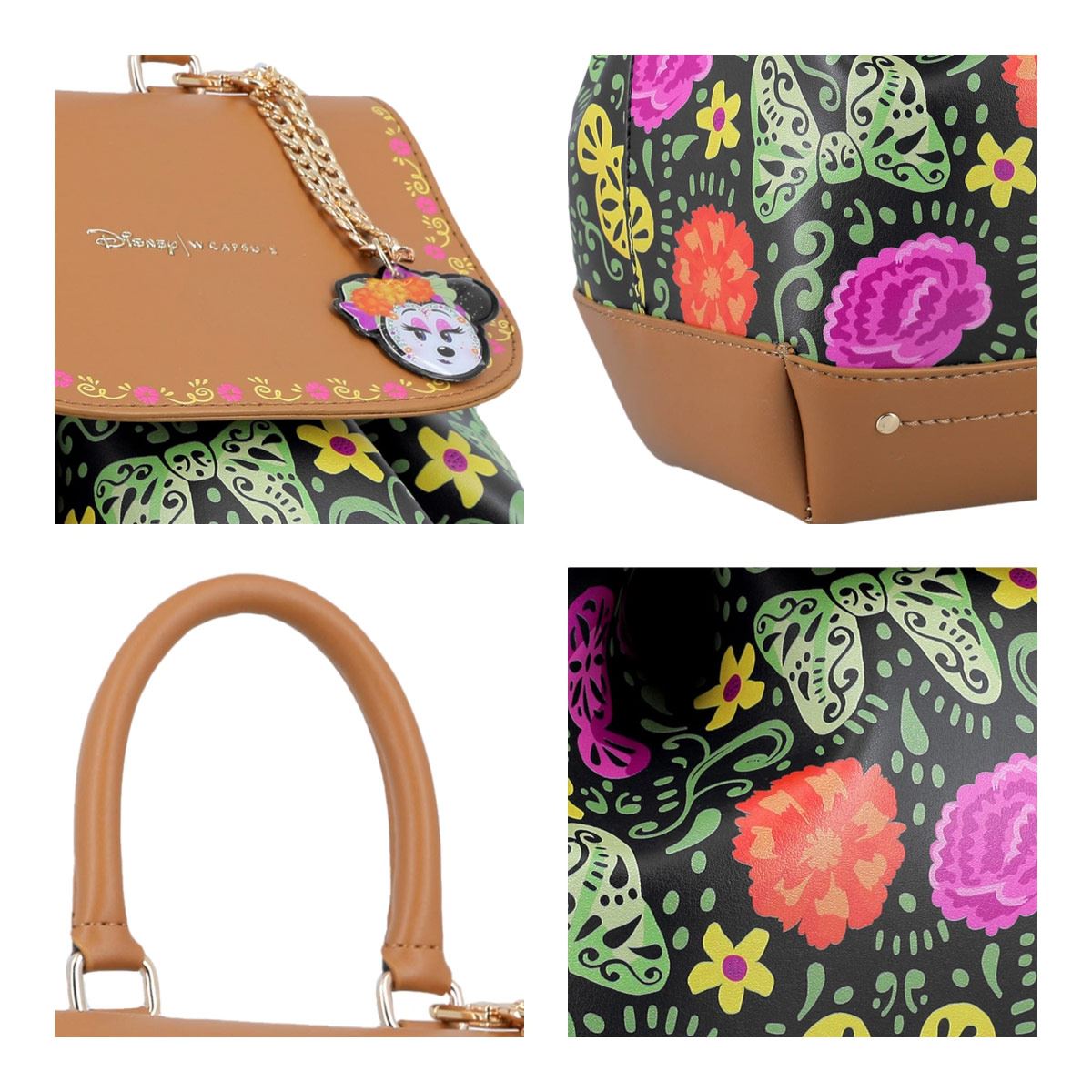 Backpack W Capsule color beige/multicolor Modelo HBVIOLET3CW