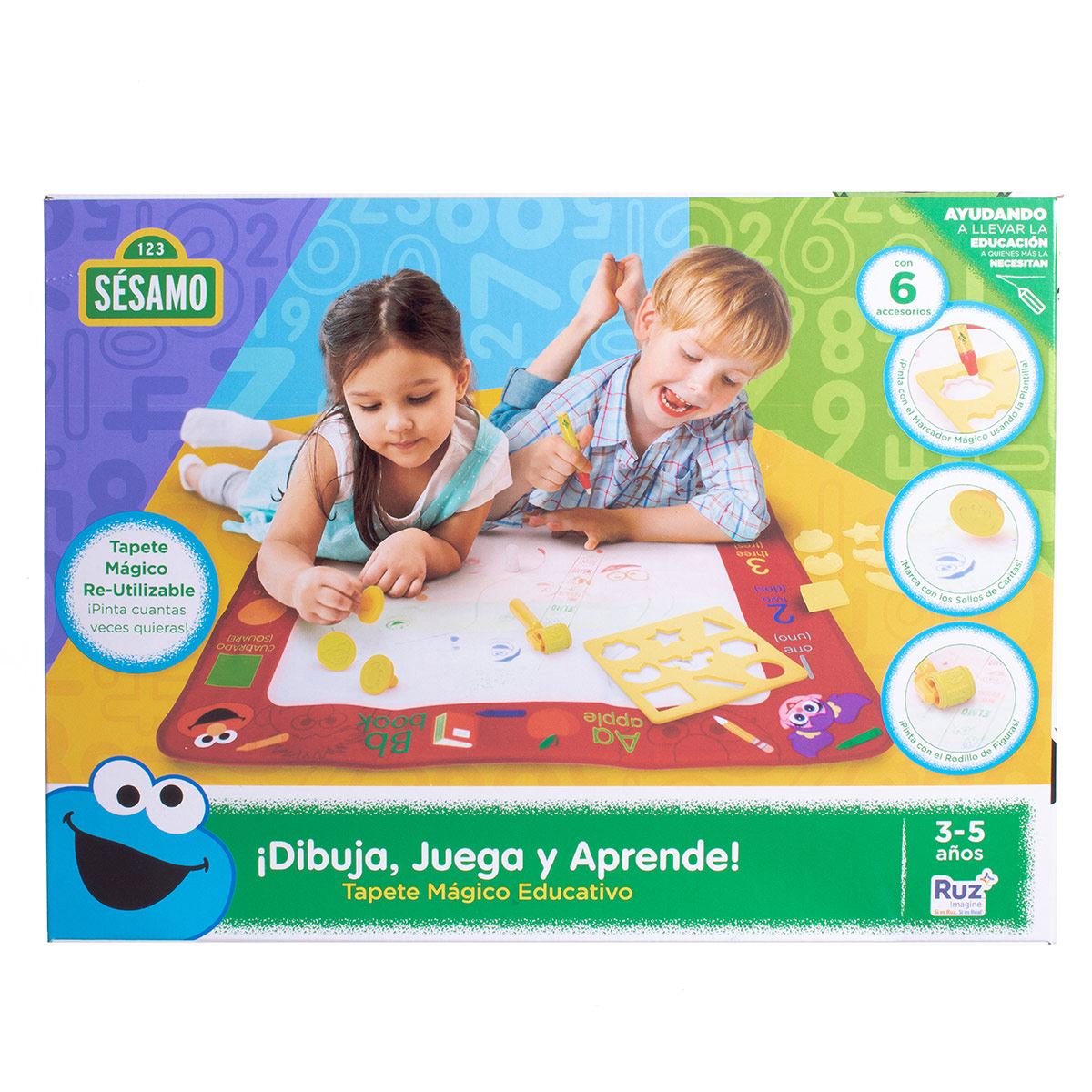 Plaza Sesamo Water Drawing Playmat