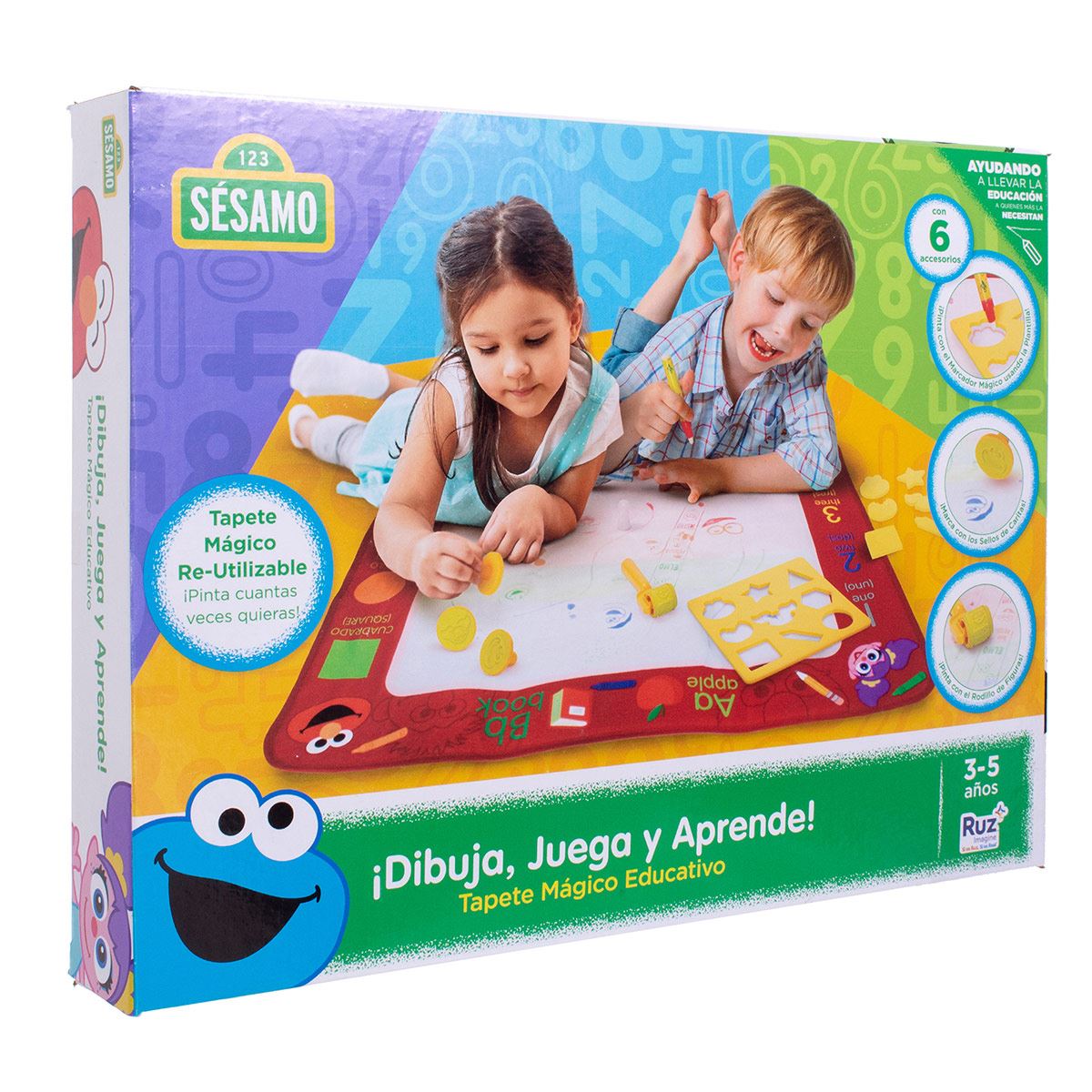 Plaza Sesamo Water Drawing Playmat