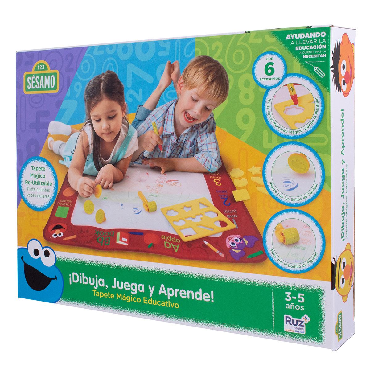 Plaza Sesamo Water Drawing Playmat