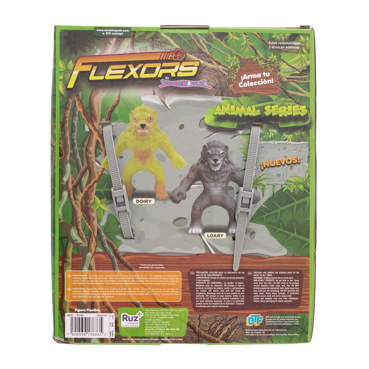 Figura Animal Series 8" Flexors ¡Colecciónalos Todos!