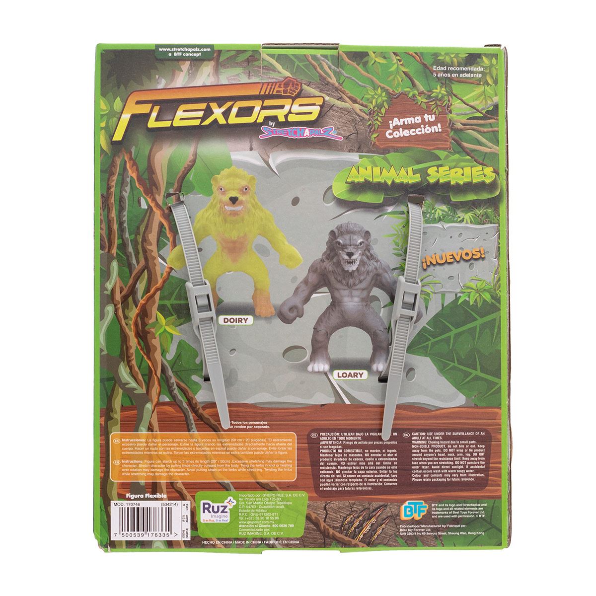 Figura Animal Series 8" Flexors ¡Colecciónalos Todos!