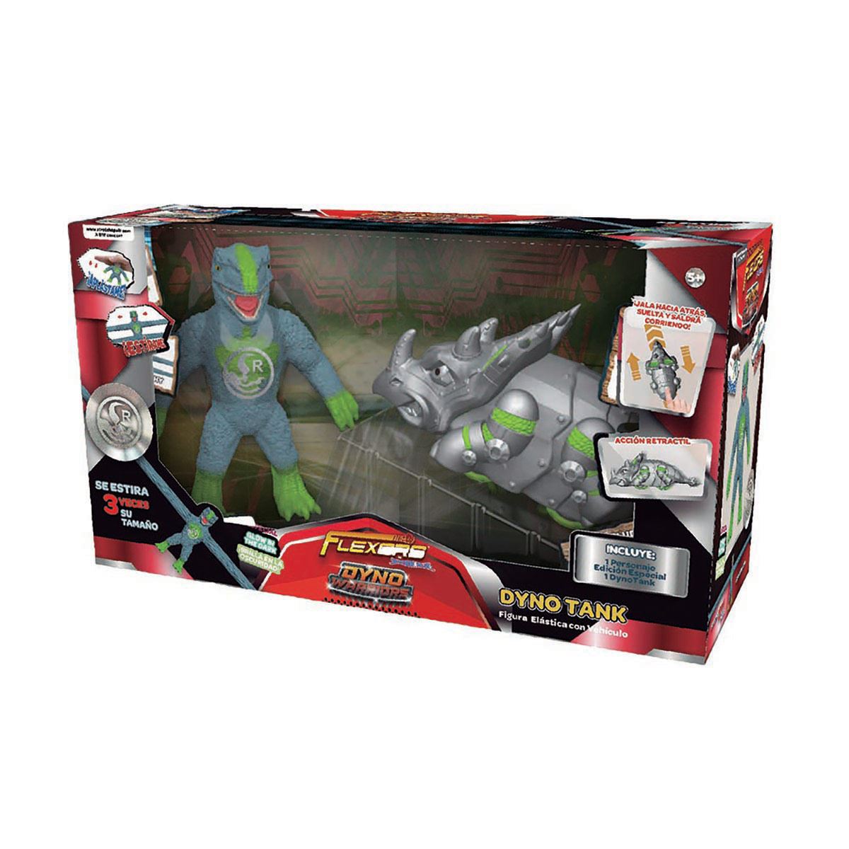 PLAYSET FLEXORS CON PERSONAJES, ACCESORIOS Y VEHICULO
