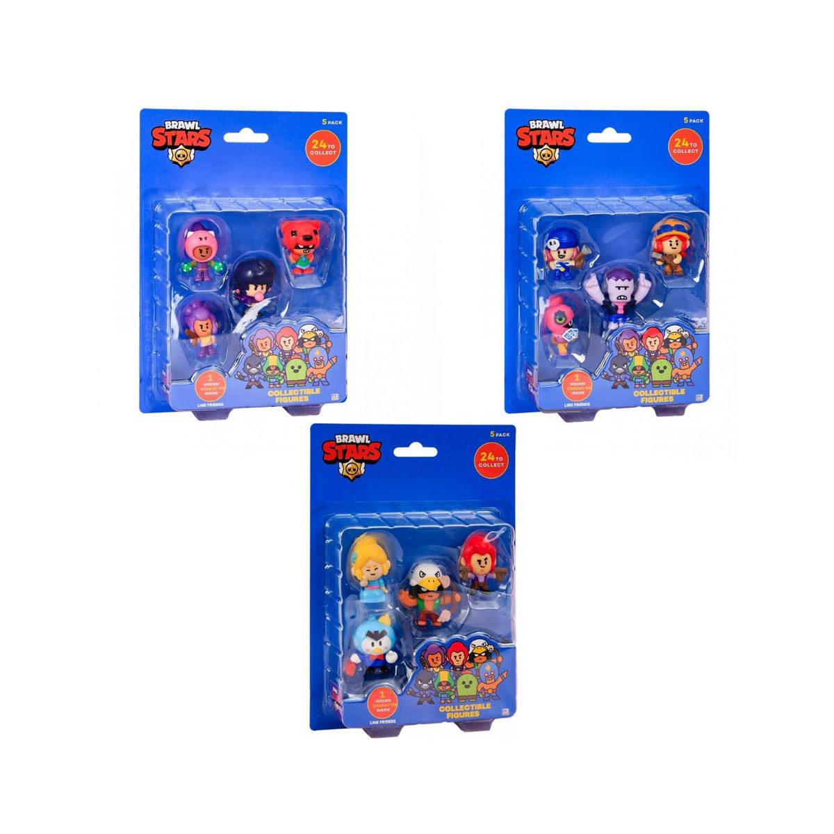 4 Pack Figuras Brawl Stars