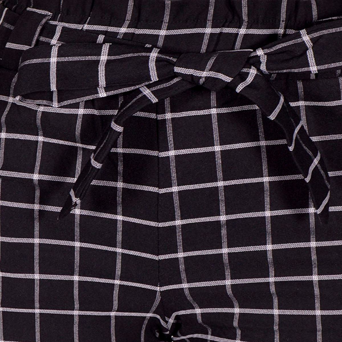 Short cuadros Philosophy Jr talla chica color negro combinado modelo hsp6469n