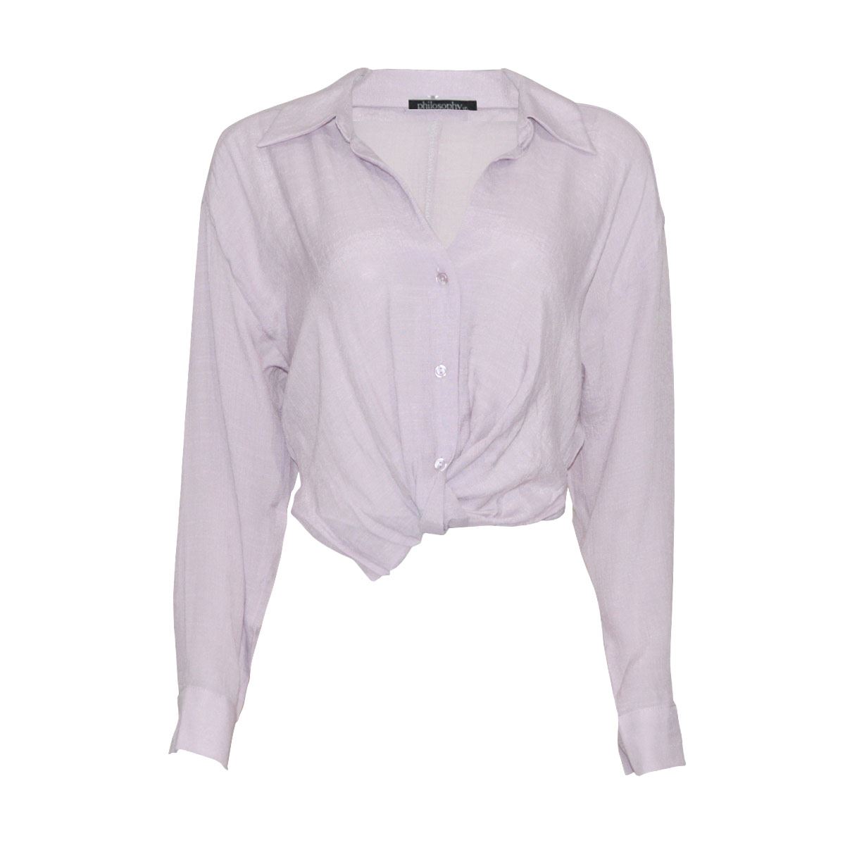 Blusa con amarre Philosophy Jr M Morado Claro
