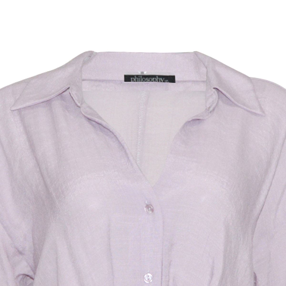 Blusa con amarre Philosophy Jr M Morado Claro