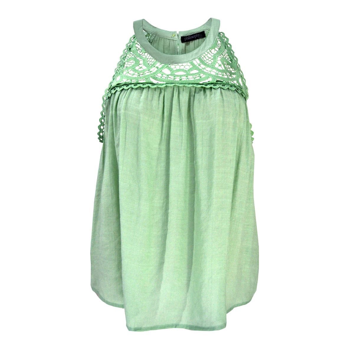 blusa encaje verde