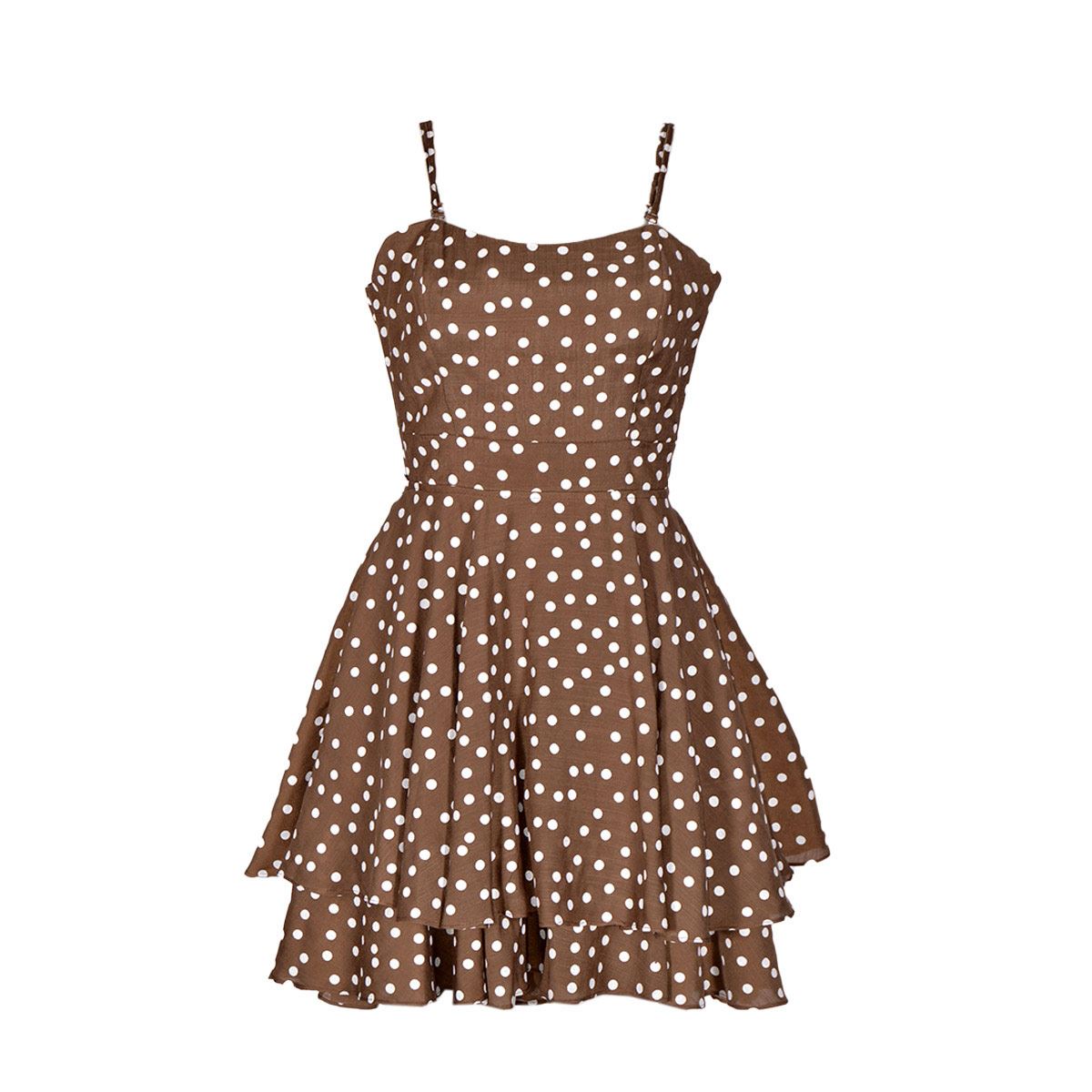 Vestido puntos Philosophy Jr Xg Cafe combinado