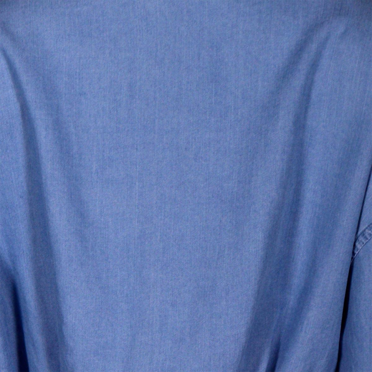 Blusa cruzada Philosophy Jr talla grande color azul modelo 10030tm