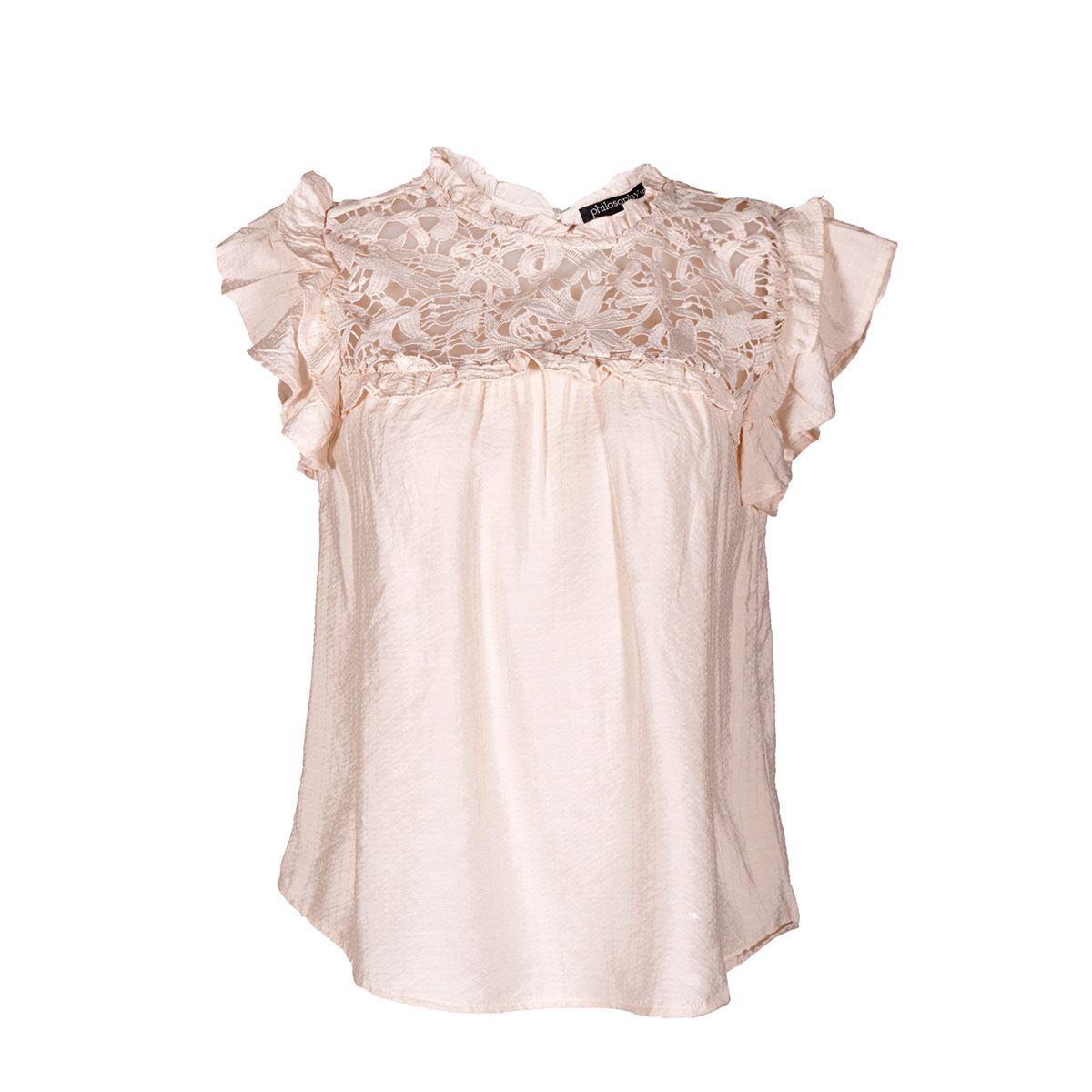 Blusa discount con olanes