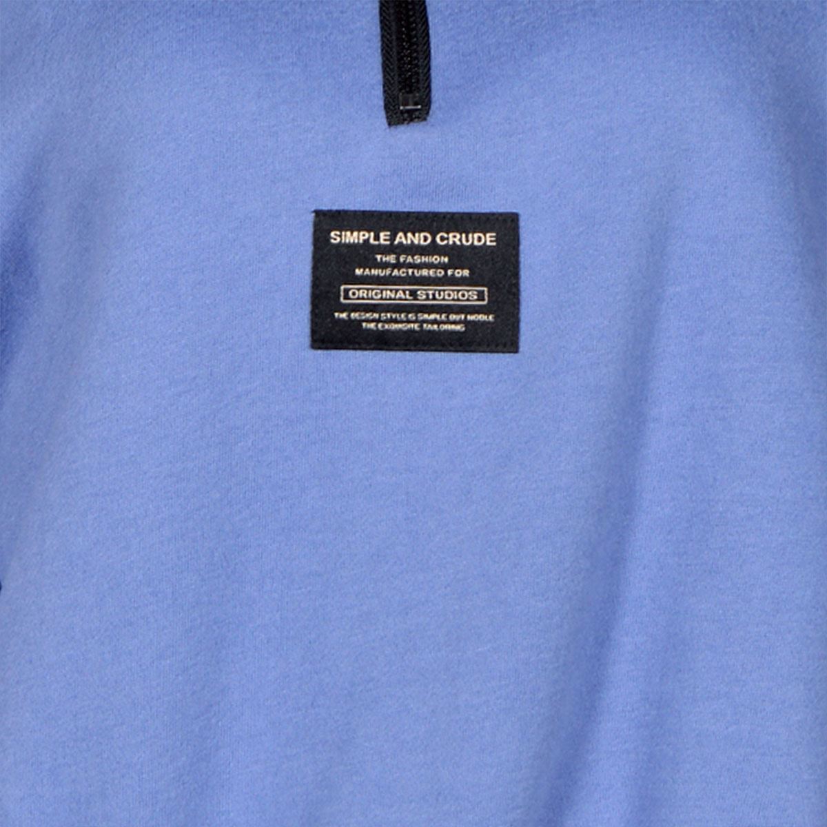 Sudadera manga ranglán Philosophy talla grande color azul modelo lf202