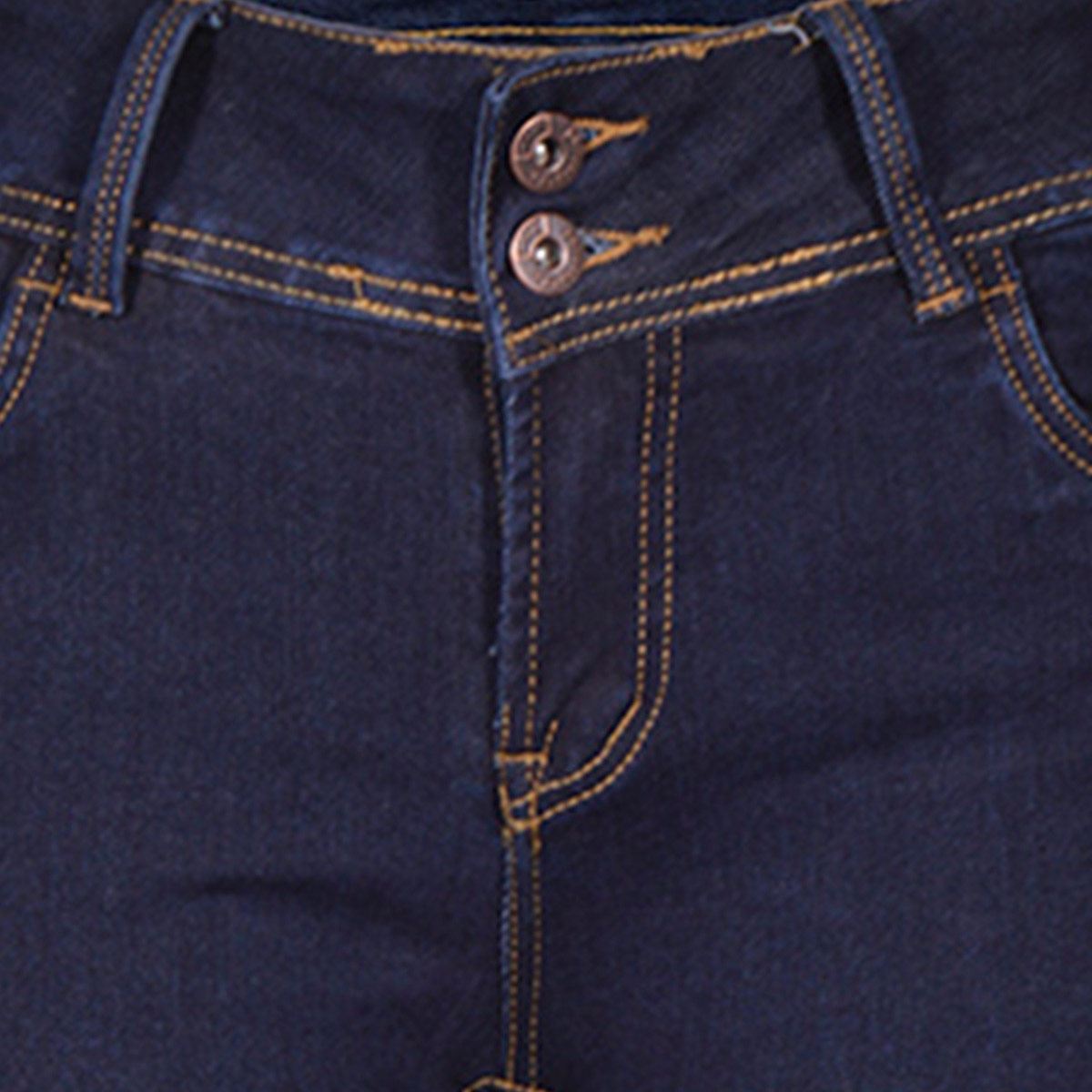 Jeans petrina ancha Philosophy Jr 5 azul obscuro