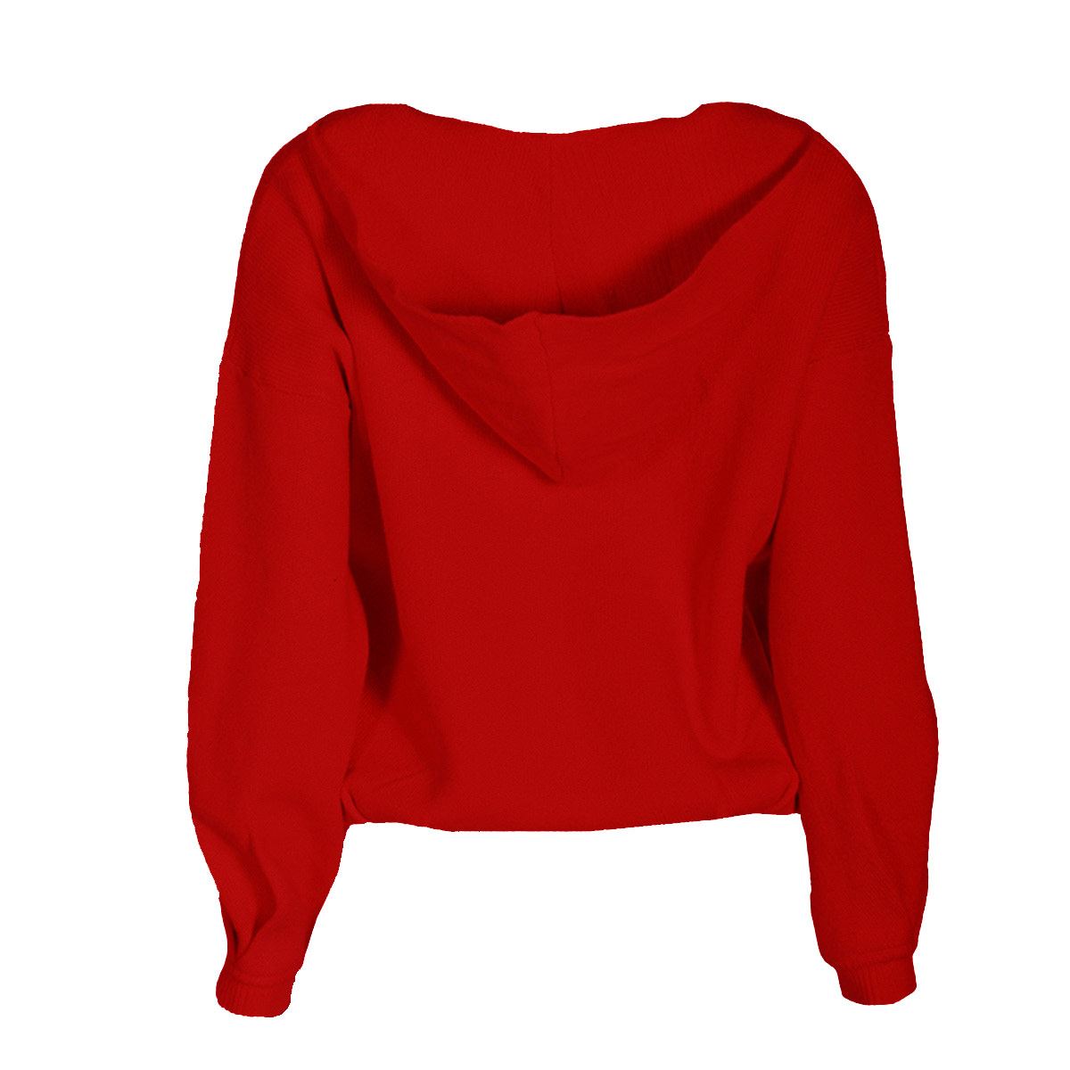 Suéter con capucha Philosophy talla chica mediana color rojo obscuro modelo hd9391s