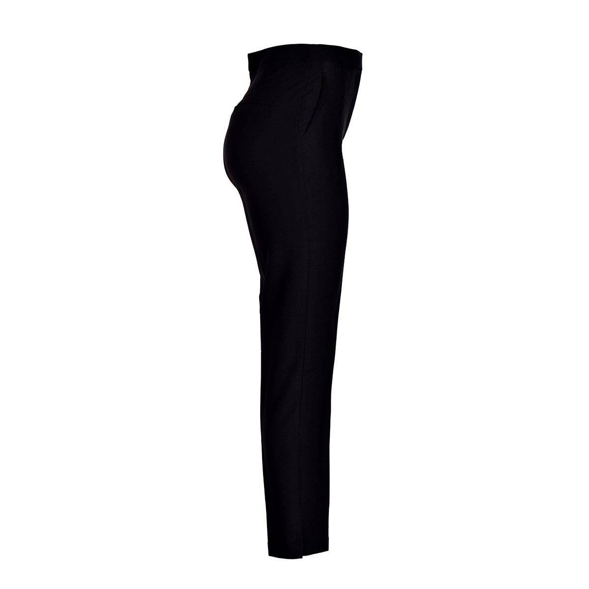 Pantalón para mujer, recto, liso con bolsillos Philosophy Jr talla grande color negro modelo 6675PNN