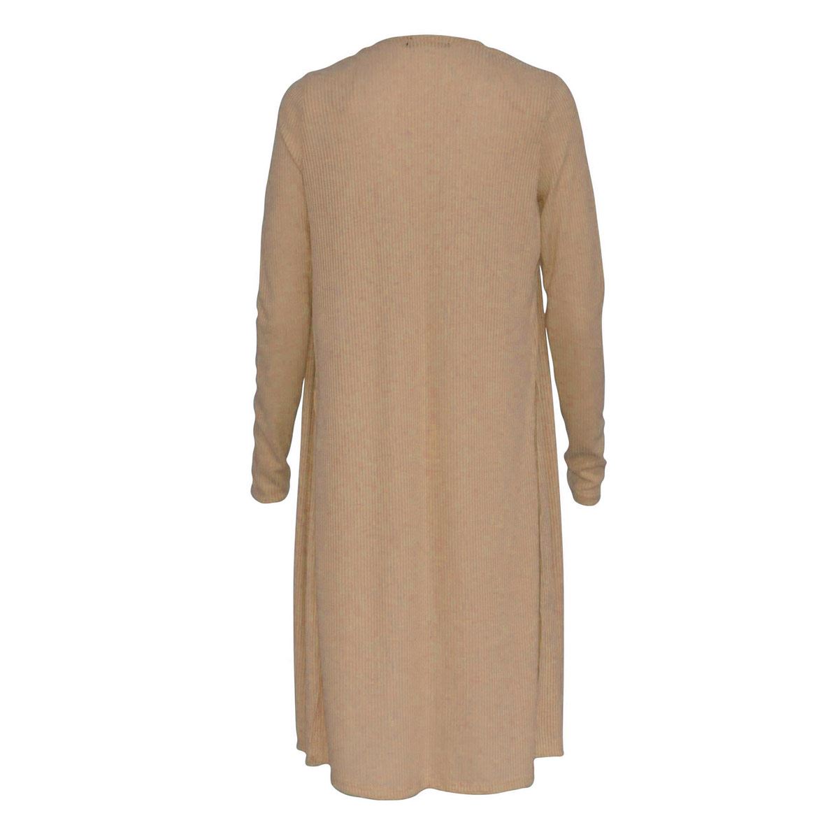 Ensamble liso con abertura en costados Philosophy talla mediana color cafe claro modelo 68384NAC