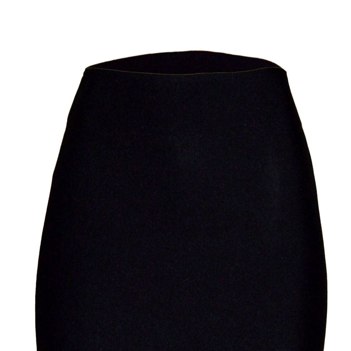 Falda corta lisa ajustada Philosophy talla mediano color negro modelo HS7072CHN