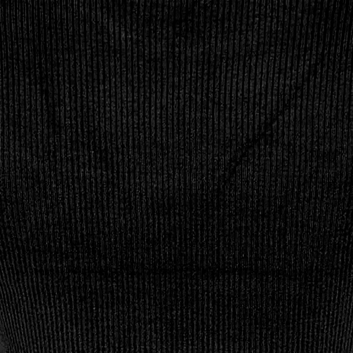 Blusa corta, lisa con escote ojal Philosophy talla chica color negro modelo T13086N
